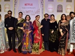 Sanjay Leela Bhansali poses with the diamonds of Heeramandi Sanjay Leela Bhansali poses with the diamonds of Heeramandi