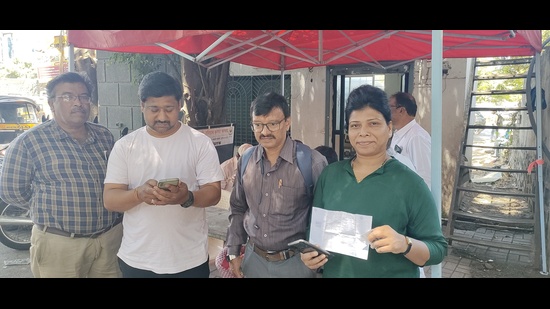 A large number of voters had to return home disappointed as their names were not in the voters’ list. (HT PHOTO) A large number of voters had to return home disappointed as their names were not in the voters’ list. (HT PHOTO)