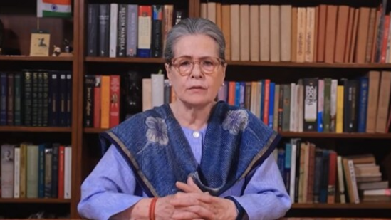 Congress Parliamentary Party Chairperson Sonia Gandhi delivered a video message during the ongoing Lok Sabha elections.