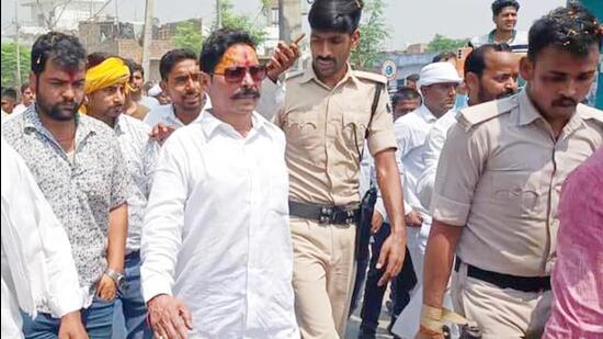 Former Mokama MLA Anant Singh was released from jail on a 15-day parole on May 5. (HT photo) Former Mokama MLA Anant Singh was released from jail on a 15-day parole on May 5. (HT photo)