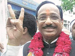 Kantilal Bhuria, Congress Lok Sabha candidate from Madhya Pradesh's Ratlam.(PTI image) Kantilal Bhuria, Congress Lok Sabha candidate from Madhya Pradesh's Ratlam.(PTI image)