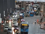 Bengaluru rains: Intense pour leads to waterlogging and traffic jams at night (File photo) Bengaluru rains: Intense pour leads to waterlogging and traffic jams at night (File photo)