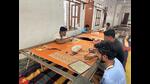 Zardozi craft of Farrukhabad in peril due to infrastructure challenges and declining markets (Haidar Naqvi/HT ) Zardozi craft of Farrukhabad in peril due to infrastructure challenges and declining markets (Haidar Naqvi/HT )