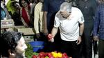 BJP candidate Dilip Ghosh interacts with a vegetable vendor during his campaign for the Lok Sabha polls in Bardhaman on May 8. (PTI) BJP candidate Dilip Ghosh interacts with a vegetable vendor during his campaign for the Lok Sabha polls in Bardhaman on May 8. (PTI)