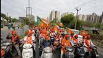 In the 96 PCs voting today, the NDA has fielded 97 candidates across 95 PCs, with a notional intra-alliance conflict in just two PCs. (AP) In the 96 PCs voting today, the NDA has fielded 97 candidates across 95 PCs, with a notional intra-alliance conflict in just two PCs. (AP)
