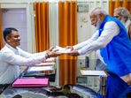 Prime Minister Narendra Modi files his nomination papers for Lok Sabha polls, in Varanasi.(PTI) Prime Minister Narendra Modi files his nomination papers for Lok Sabha polls, in Varanasi.(PTI)