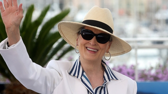 Meryl Streep, who will be awarded with an Honorary Palme d'Or, poses during a photocall before the opening ceremony of the 77th Cannes Film Festival in Cannes, France, May 14, 2024. REUTERS/Yara Nardi(REUTERS)