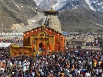 The Char Dham Yatra started on Friday with the opening of the portals of Yamunotri, Gangotri and Kedarnath Dham amid Vedic chants on the occasion of Akshay Tritiya in Garhwal Himalayas. Char Dham Yatra travel update: Pilgrims prohibited from shooting videos, reels within 50m radius of temple premises (HT Photo) The Char Dham Yatra started on Friday with the opening of the portals of Yamunotri, Gangotri and Kedarnath Dham amid Vedic chants on the occasion of Akshay Tritiya in Garhwal Himalayas. Char Dham Yatra travel update: Pilgrims prohibited from shooting videos, reels within 50m radius of temple premises (HT Photo)