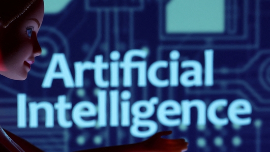 Artificial Intelligence words are seen in this illustration taken in March.(REUTERS)