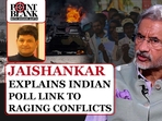 Jaishankar On Indian Poll Link To Raging Conflicts Across The Globe | Exclusive Jaishankar On Indian Poll Link To Raging Conflicts Across The Globe | Exclusive