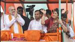Union home minister Amit Shah campaigning in Amethi on Saturday. (PTI PHOTO) Union home minister Amit Shah campaigning in Amethi on Saturday. (PTI PHOTO)