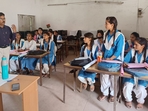 Students studying at secondary school in Prayagraj. (Pic is for representation) Students studying at secondary school in Prayagraj. (Pic is for representation)
