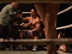 Dwayne Johnson in a still from The Smashing Machine. Dwayne Johnson in a still from The Smashing Machine.