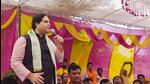Varun Gandhi addresses a public meeting in Sultanpur. (PTI PHOTO) Varun Gandhi addresses a public meeting in Sultanpur. (PTI PHOTO)