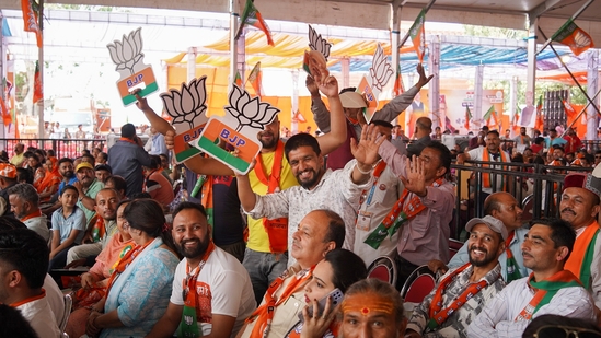 In Himachal Pradesh, election campaigning is intensifying as the Lok Sabha elections are scheduled to be held on June 1, coinciding with six Assembly by-elections in the seventh and final phase.(PTI)