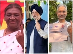 Polling began for the seven Lok Sabha constituencies in Delhi on Saturday. People were seen queuing up outside the more than 13,000 polling booths across the seven constituencies even before the commencement of voting at 7 am. Polling began for the seven Lok Sabha constituencies in Delhi on Saturday. People were seen queuing up outside the more than 13,000 polling booths across the seven constituencies even before the commencement of voting at 7 am.