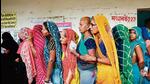 Women stand in a queue to cast their votes at a polling station in Saroi village, Bhadohi on Saturday (AFP PHOTO) Women stand in a queue to cast their votes at a polling station in Saroi village, Bhadohi on Saturday (AFP PHOTO)