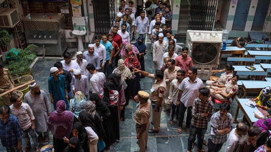 Over 11.13 crore voters - 5.84 crore male, 5.29 crore female and 5,120 third gender are eligible to exercise their franchise. (AP)