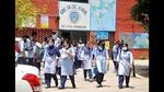 The first day was interjected with technical glitches. Some parents who had lined up at schools in the morning had to wait till 1 pm as website wasn’t functional, while some were asked to come back on Tuesday. (HT File) The first day was interjected with technical glitches. Some parents who had lined up at schools in the morning had to wait till 1 pm as website wasn’t functional, while some were asked to come back on Tuesday. (HT File)