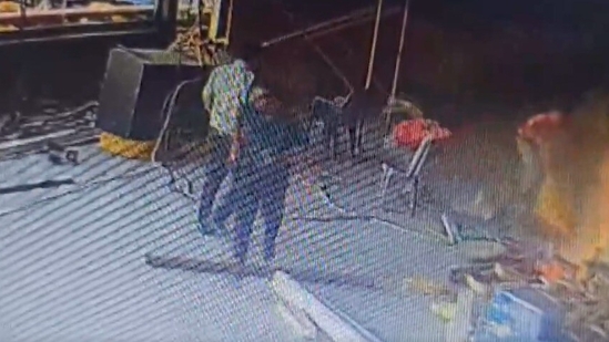 Rajkot Gaming Zone fire: CCTV footage reveals how blaze started(PTI) Rajkot Gaming Zone fire: CCTV footage reveals how blaze started(PTI)