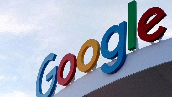The Google logo is seen on the Google house(Reuters)