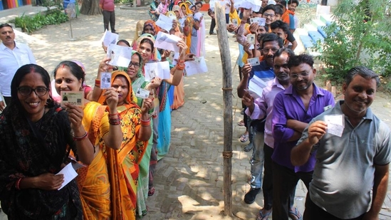 On June 1, voting will take place in constituencies across Uttar Pradesh, Bihar, Himachal Pradesh, Punjab, Odisha, West Bengal, Jharkhand and Chandigarh. (HT Photo) On June 1, voting will take place in constituencies across Uttar Pradesh, Bihar, Himachal Pradesh, Punjab, Odisha, West Bengal, Jharkhand and Chandigarh. (HT Photo)