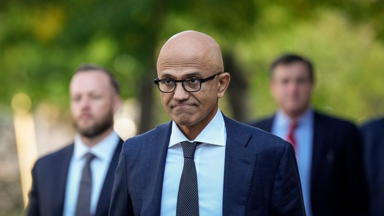 Microsoft CEO Satya Nadella(Getty Images via AFP) Microsoft CEO Satya Nadella(Getty Images via AFP)