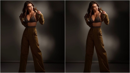 On Thursday, Kriti gave her fans a sweet surprise as she took to Instagram and uploaded a series of stunning pictures. In the post, she can be seen wearing a trendy outfit from the shelves of the brand Priyanca Khanna, which comes with a price tag of <span class='webrupee'>₹</span>29,500. (Instagram/@kritisanon)