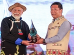 Prime Minister Narendra Modi with Arunachal Pradesh chief minister Pema Khandu in Itanagar.(PTI file) Prime Minister Narendra Modi with Arunachal Pradesh chief minister Pema Khandu in Itanagar.(PTI file)