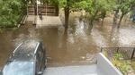The seepage in F Block of Palam Vihar allegedly started at about 1pm on Saturday and kept on flowing till late evening, residents alleged on Sunday. (HT PHOTO.) The seepage in F Block of Palam Vihar allegedly started at about 1pm on Saturday and kept on flowing till late evening, residents alleged on Sunday. (HT PHOTO.)