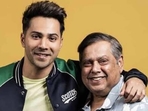 Filmmaker David Dhawan with son, actor Varun Dhawan Filmmaker David Dhawan with son, actor Varun Dhawan