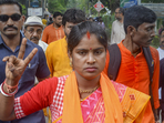 BJP candidate from Basirhat constituency Rekha Patra (PTI) BJP candidate from Basirhat constituency Rekha Patra (PTI)