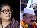 Smriti Irani (left) and KL Sharma (right). (File Photos) Smriti Irani (left) and KL Sharma (right). (File Photos)
