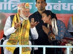Prime Minister Narendra Modi being greeted by NDA alliance Samastipur candidate, Shambhavi Choudhary. (ANI file photo) Prime Minister Narendra Modi being greeted by NDA alliance Samastipur candidate, Shambhavi Choudhary. (ANI file photo)