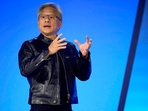 Jensen Huang, co-founder and chief executive officer of Nvidia Corp., speaks during the Dell Technologies World conference in Las Vegas, Nevada, US.(Bloomberg) Jensen Huang, co-founder and chief executive officer of Nvidia Corp., speaks during the Dell Technologies World conference in Las Vegas, Nevada, US.(Bloomberg)