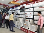 As the country experiences hotter summers, ACs have transitioned from luxury items to necessities(Mohd Zakir/HT File Photo) As the country experiences hotter summers, ACs have transitioned from luxury items to necessities(Mohd Zakir/HT File Photo)