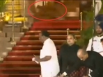 Mysterious animal, seemingly a leopard, gatecrashes Durga Das Uikey's oath-taking ceremony at Rashtrapati Bhavan on June 9 Mysterious animal, seemingly a leopard, gatecrashes Durga Das Uikey's oath-taking ceremony at Rashtrapati Bhavan on June 9