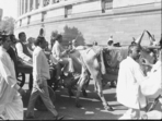 A 1973 photo of Atal Bihari Vajpayee arriving at Parliament House on a bullock cart to protest against the increase in petrol and kerosene prices. (HT File Photo) A 1973 photo of Atal Bihari Vajpayee arriving at Parliament House on a bullock cart to protest against the increase in petrol and kerosene prices. (HT File Photo)