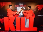 Nikhil Bhat’s Kill has been dubbed as ‘India’s most violent movie ever.’ The film’s trailer was launched in Mumbai on Wednesday in the presence of the cast and crew. Nikhil Bhat’s Kill has been dubbed as ‘India’s most violent movie ever.’ The film’s trailer was launched in Mumbai on Wednesday in the presence of the cast and crew.