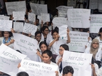 The alleged irregularities in the NEET-UG 2024 examination have evoked protests from students all over the country. (ANI Photo) The alleged irregularities in the NEET-UG 2024 examination have evoked protests from students all over the country. (ANI Photo)