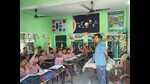 Students in a government-run primary school in Prayagraj. (HT File Photo) Students in a government-run primary school in Prayagraj. (HT File Photo)