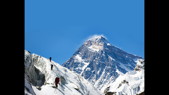 Everest as seen from Gokyo valley. Today, climbers get endless oxygen supply, are airlifted beyond Base Camp, hire Sherpas to do the heavy lifting. The result: alarming numbers of climbers this spring. (Adobe Stock) Everest as seen from Gokyo valley. Today, climbers get endless oxygen supply, are airlifted beyond Base Camp, hire Sherpas to do the heavy lifting. The result: alarming numbers of climbers this spring. (Adobe Stock)