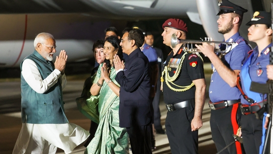 PM Modi arrives in Italy for the G7 Summit PM Modi arrives in Italy for the G7 Summit