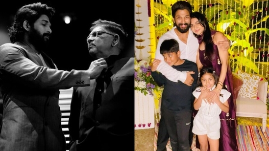 “Happy Father’s Day … to every father in the world,” wrote Allu Arjun, sharing this pic with his dad Allu Aravind. His wife Sneha wrote, “Here’s to the best dads..Happy Father’s Day!”