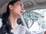 Natasa Stankovi driving a car. (Instagram/@natasastankovic__) Natasa Stankovi driving a car. (Instagram/@natasastankovic__)