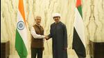 Jaishankar met Abdullah bin Zayed Al Nahyan during a brief visit to the UAE on Sunday. (Dr. S. Jaishankar | Official X account) Jaishankar met Abdullah bin Zayed Al Nahyan during a brief visit to the UAE on Sunday. (Dr. S. Jaishankar | Official X account)