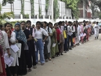Candidates await to appear for the Bihar BEd CET 2024 exam in Patna(Santosh Kumar) Candidates await to appear for the Bihar BEd CET 2024 exam in Patna(Santosh Kumar)