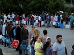 In February 2018, people queuing up to collect water from a spring in the Newlands suburb as the city's water crisis grows in Cape Town, South Africa.(Reuters file) In February 2018, people queuing up to collect water from a spring in the Newlands suburb as the city's water crisis grows in Cape Town, South Africa.(Reuters file)