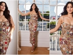 Janhvi Kapoor's Paris diaries are swoon-worthy, featuring exquisite gowns and red-carpet attire. The stunning actress recently made her runway debut for Rahul Mishra at Paris Haute Couture Week. After wowing in her show-stopping look featuring a black bralette and ruffle skirt ensemble, she effortlessly radiates glam vibes in a floral-studded bodycon gown that redefines sartorial elegance. Let's decode her breathtaking look and take some fashion notes.(Instagram/@stylebyami) Janhvi Kapoor's Paris diaries are swoon-worthy, featuring exquisite gowns and red-carpet attire. The stunning actress recently made her runway debut for Rahul Mishra at Paris Haute Couture Week. After wowing in her show-stopping look featuring a black bralette and ruffle skirt ensemble, she effortlessly radiates glam vibes in a floral-studded bodycon gown that redefines sartorial elegance. Let's decode her breathtaking look and take some fashion notes.(Instagram/@stylebyami)