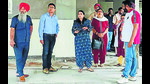 Deputy commissioner Sakshi Sawhney asked officials to speed up the work at the mother and child centre at the civil hospital in Ludhiana on Thursday. (HT photo) Deputy commissioner Sakshi Sawhney asked officials to speed up the work at the mother and child centre at the civil hospital in Ludhiana on Thursday. (HT photo)